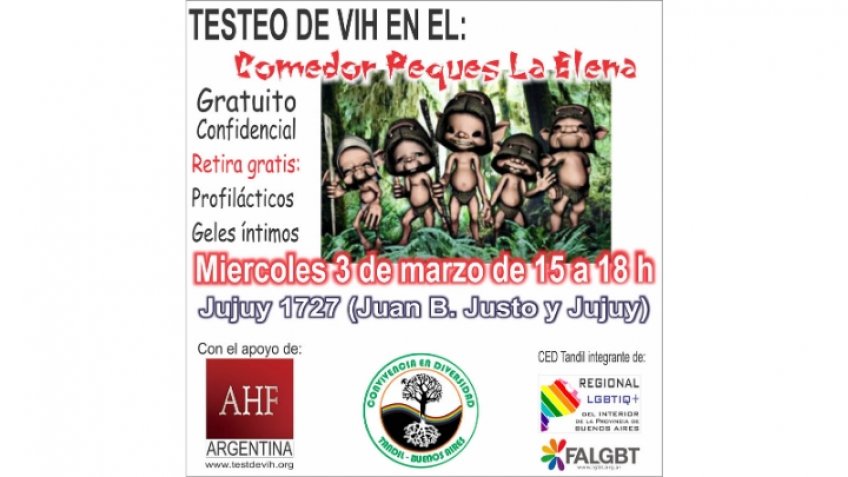 Inician una campaña de testeos de VIH en los barrios